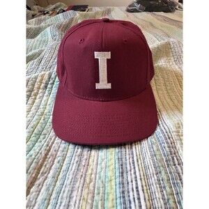 Vintage Indiana Hoosiers Hat Throwback Red Adjustable IU NCAA w tags